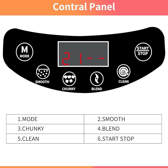 Soup Maker 1.6 L, 4-in-1 Multifunctional Smooth Soup and Chunky Soup Machine Maker with LCD Control Panel, Stainless Steel Electric Hot Soup Maker, 2-5 Servings, Smart Living for Home Use