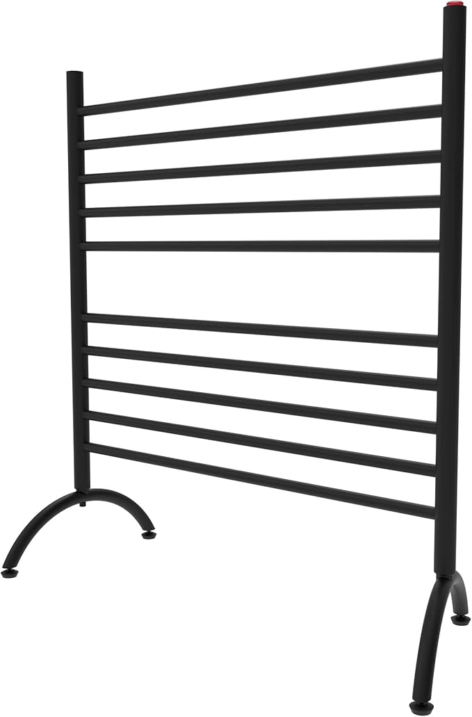 33 in. Solo Freestanding Towel Warmer, Matte Black