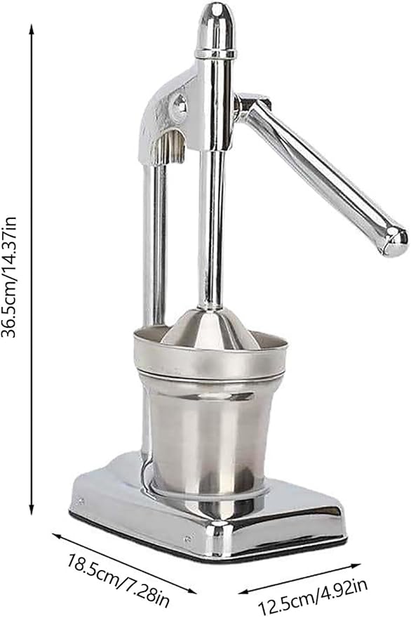 Cast Iron Juicer Hand Press, Stainless Steel Lemon Squeezer, Effective Manual Juicer Fruit Squeezer, Easy to Clean for Fresh Orange Juice