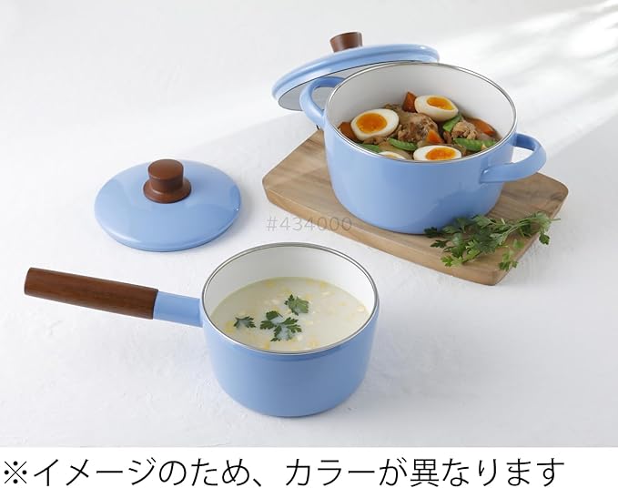Fuji Horo NA-16S.BY Saucepan, 6.3 inches (16 cm), Butter Yellow, Induction Compatible, Natural Series