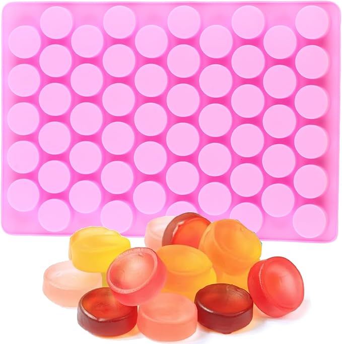 Round Silicone Candy Molds For Hard Candy Gummy