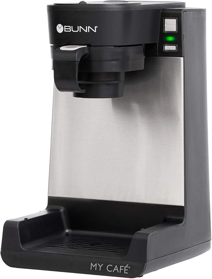 BUNN MCU My Cafe Single Cup Multi Use Coffee Brewer (Black/SST)