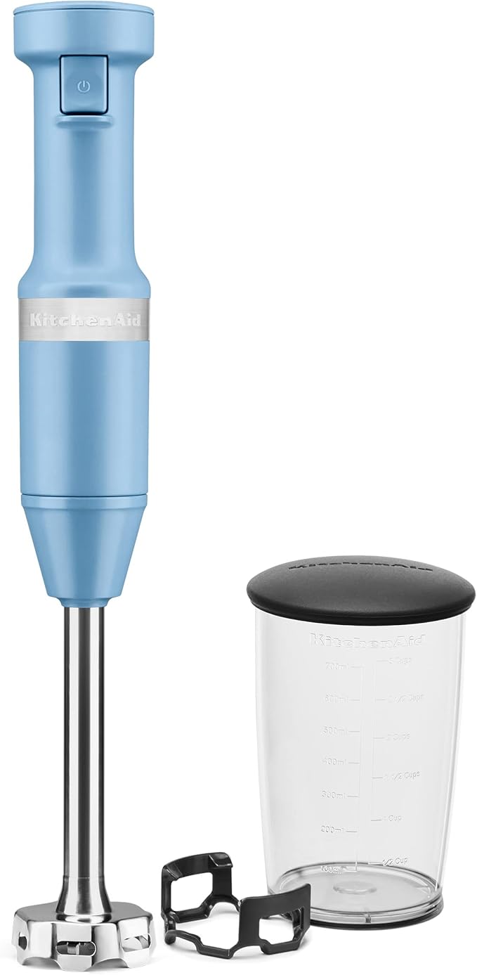 KitchenAid Variable Speed Corded Hand Blender KHBV53, Blue Velvet