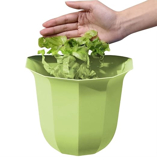 Hanging Trash Can, Kitchen Garbage Bin Waste Bins, Wall Mounted Waste Bin Over The Cabinet Door Trash Can Small Kitchen Trash Cans Household Storage Box for Cabinet Doors (Color : A)