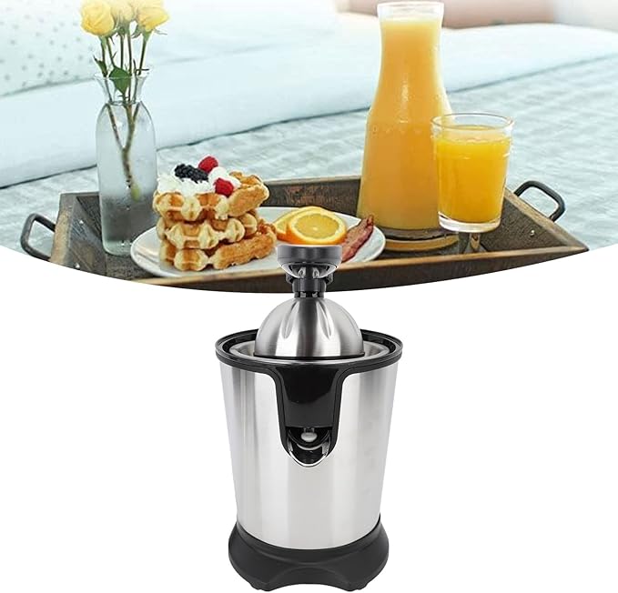 Electric Citrus Juicer, 180W 15000rpm Auto Off Dishwasher Stainless Steel Orange Juicer Ultra Powerful Motor Soft Handle Citrus Squeezer for Oranges, Lemons