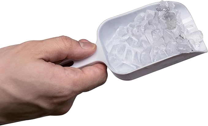 Luma Nugget Countertop Ice Maker, 44 lbs in 24 Hours, Black Stainless Steel Ice Machine, Perfect for Home Bar, Kitchen Countertop, RV, Home Office