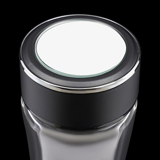 Hydrogen Water Generator Bottle, Portable Rechargeable Ionizer Machine,Improve Water in 3 Minutes, for Home, Office, Travel, Daily Drinking (Black)