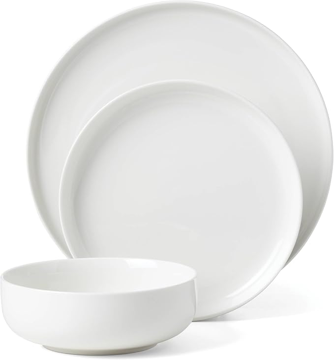 Oneida 899205 24 Seven White 24-Piece Dinnerware Set, Service For 8