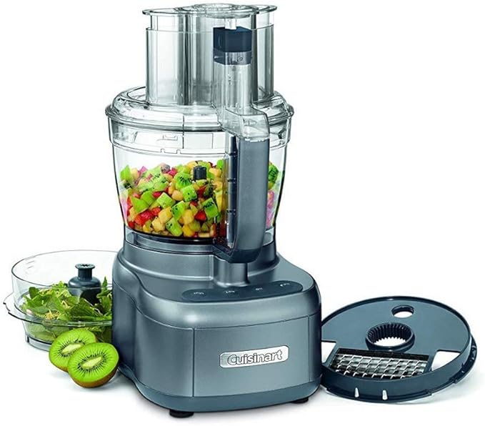 Cuisinart Elemental Small Food Processor, 13-Cup, Gunmetal
