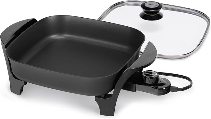 Presto 06626 11 inch Electric Skillet w/glass lid