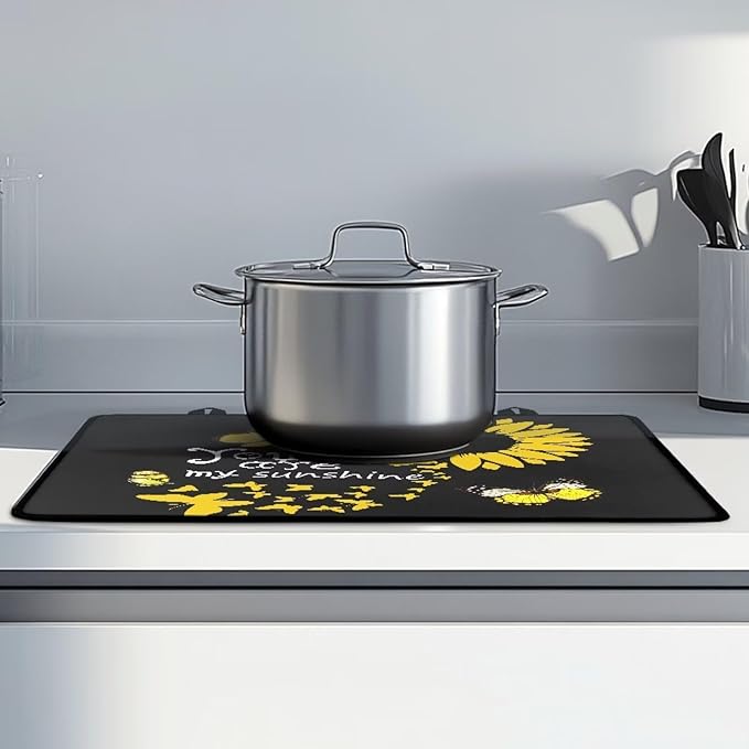 Butterfly Print Stove Covers for Gas Dust-Proof Protector Pad with Funny Pattern Designs for Laundry Room & Kitchen Decor Universal 29"x20.9"