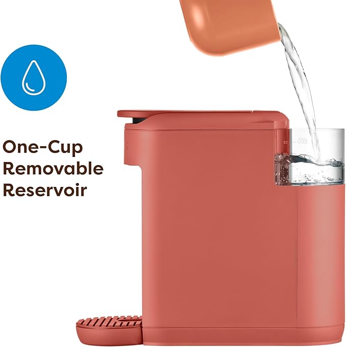 Keurig K-Mini Mate Single Serve K-Cup Pod Coffee Maker, Brews Up to 12 oz Cup, Compact Portable Coffee Machine for Small Spaces, Great for Dorms & Offices, Red Rocks