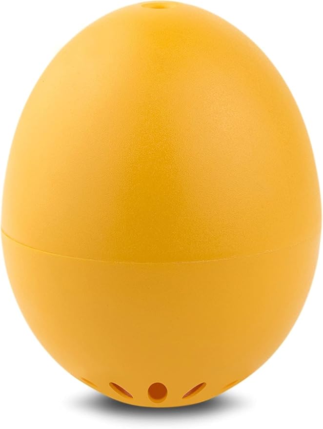 BeepEgg Basic Orange – Egg Timer for Boiling Eggs – Musical Egg Cooker for Soft, Medium, Hard Boiled Eggs – Food Safe – Singing Floating Egg Timer – Egg Cooker for 3 Levels of Doneness - Brainstream