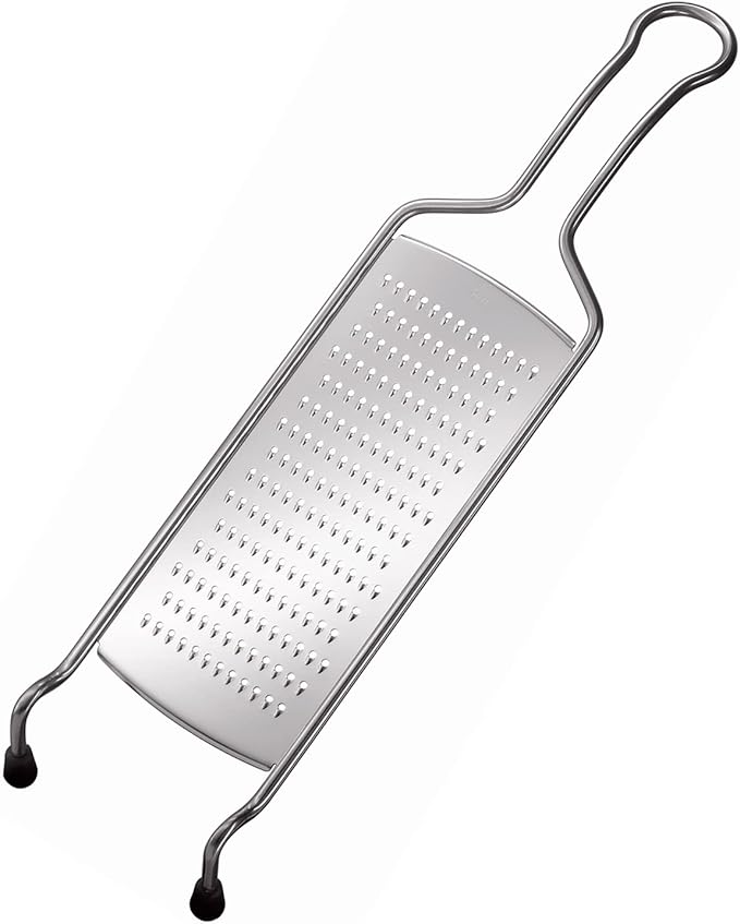 Rösle Stainless Steel Fine Grater, Wire Handle, 15.9-inch, Silver, (95020)
