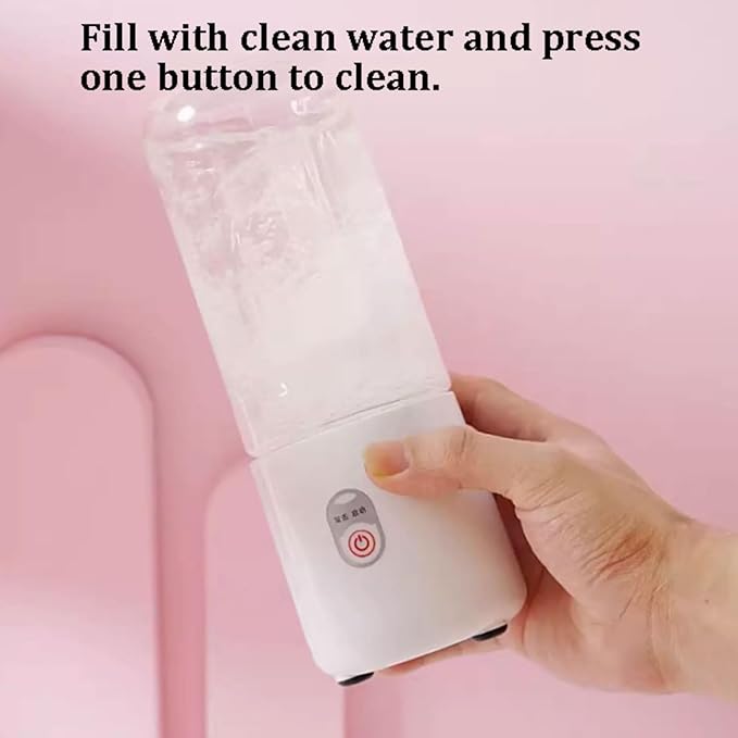 Plastic Portable Blender 4 Blade Personal Juicer USB-C Rechargeable For Shakes And Smoothies Juice 500 Ml / 11.9 Oz(2pcs)