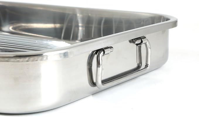 ExcelSteel 593 Roasting Pan, Stainless