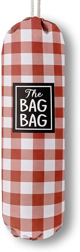 Funny Grid Bag Bag， Grocery Bags Holder Organizer For Shopping Bags, Wall Mount Plastic Bags Storage Container Dispensers, Gift For The Preferred Family And Friends