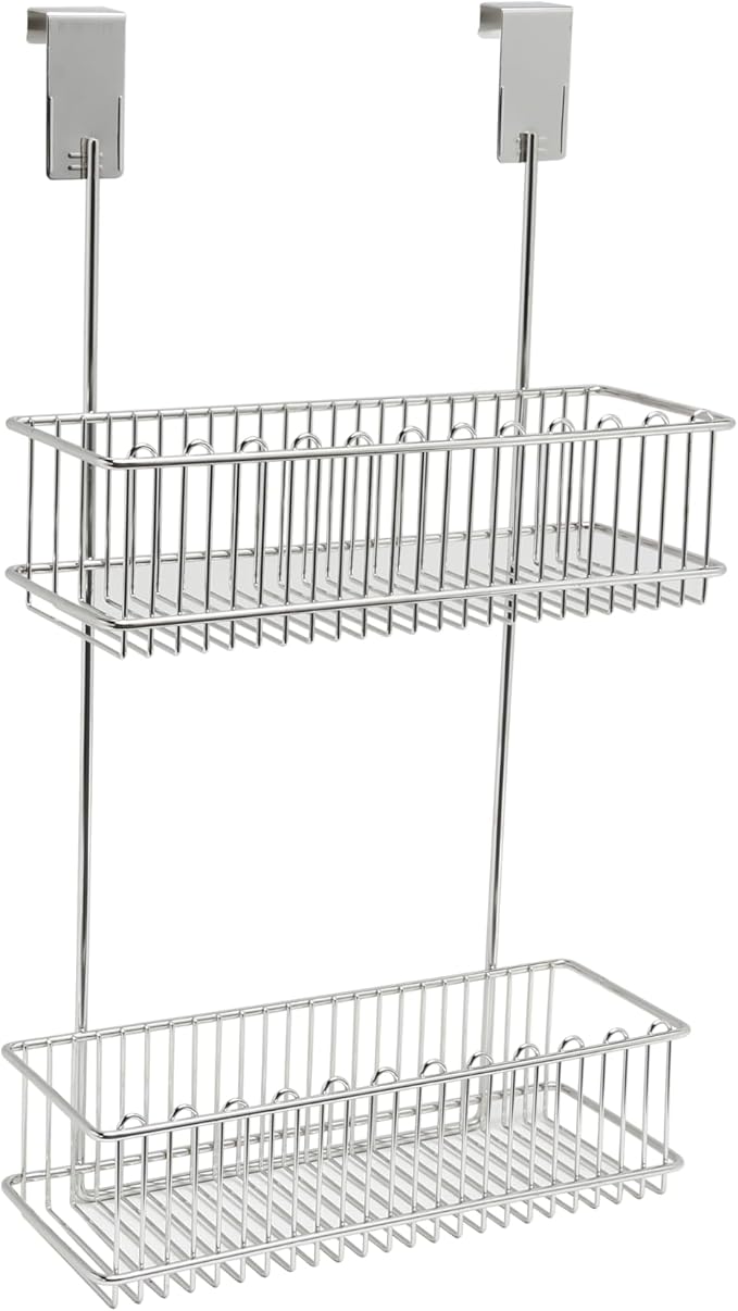 INEX Lower Cabinet Hanging Shelf (Stainless Steel, 19.7" H x 11.8" W x 4.1" D (2-Tier))