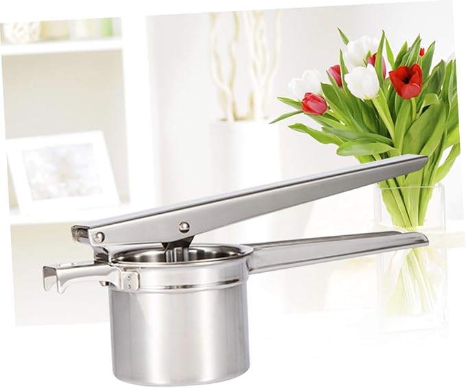 Luxshiny 316 Stainless Steel Manual Lemon Juicer Long Handle Citrus Squeezer for Easy Juice Extraction for Home and Kitchen Use