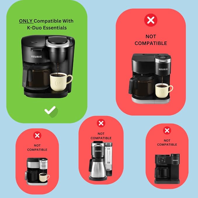 Coffee Brew Basket Replacement for K-Duo Essentials Coffee Maker, Compatible with K-Duo Essentials ONLY, Durable Reusable Brew Filter Basket Replacement Part
