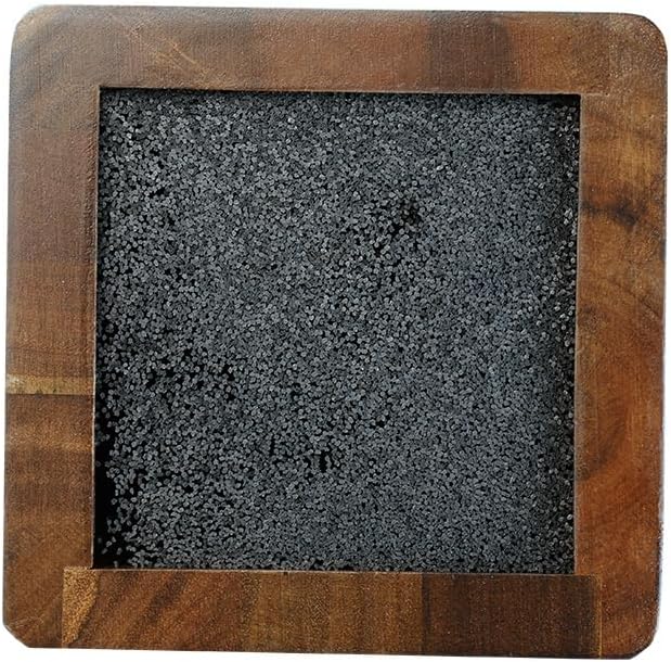 Magnetic Knife Block - Acacia Wood Rotating Design with Strong Magnet Holds 6-8 Knives | Kitchen Knife Storage Organizer | Vioshelmi