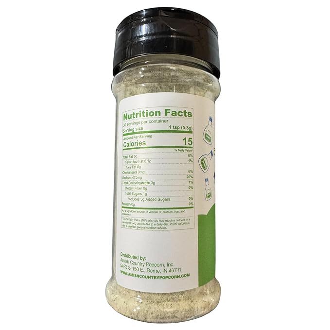 Amish Country Popcorn | Ranch Popcorn Seasoning - 5.5 Ounces | Old Fashioned, Non-GMO