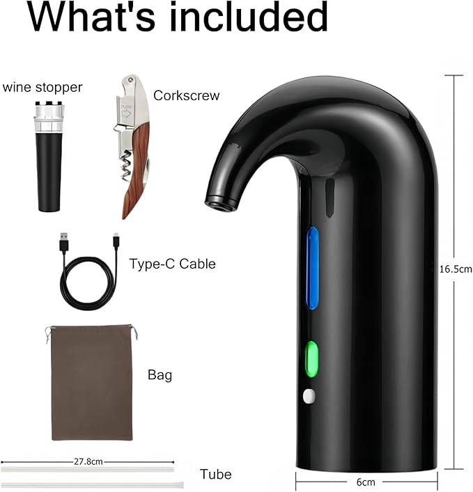 Electric Wine Opener and Electric Wine Aerator Set
