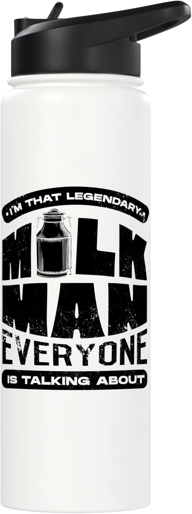 Legendary Milkman Dairy Farmer Everyone Is Talking About Stainless Steel Insulated Water Bottle