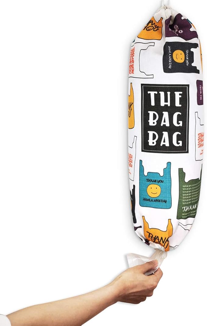 Plastic Bag Organizer, Shopping Bag holder, Wall Mount Plastic Bags Holders for grocery bags, Kitchen Washable Storage Dispenser, Carrier Storage Organizer Extra Large(23" x 9")