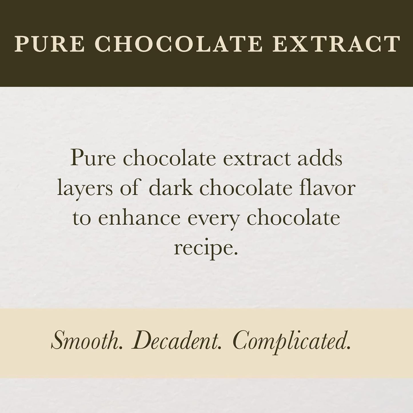 Cook's Organic Chocolate Extract 4 oz