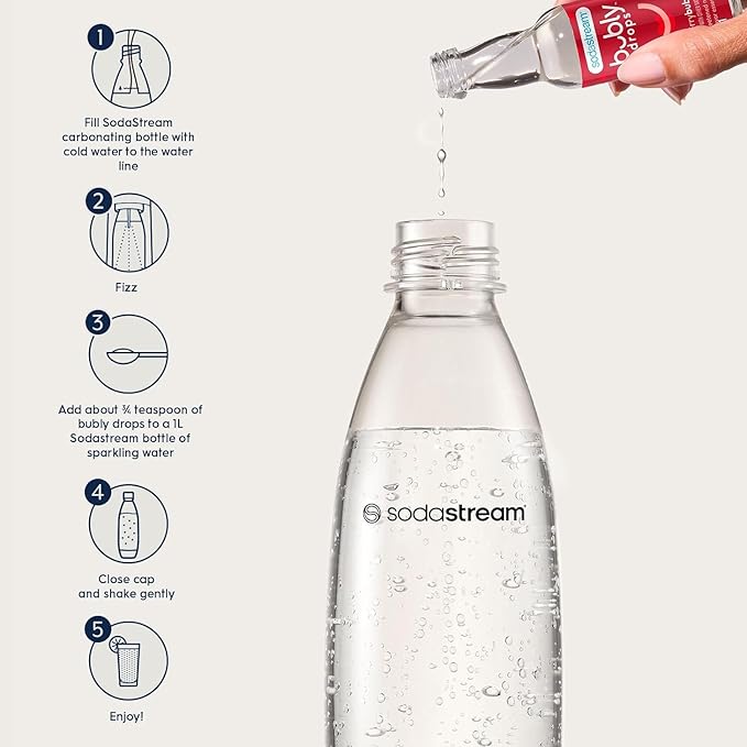 SodaStream Quick Connect CQC 60L Co2 Stock-Up Bundle with Bubly 3-Pack