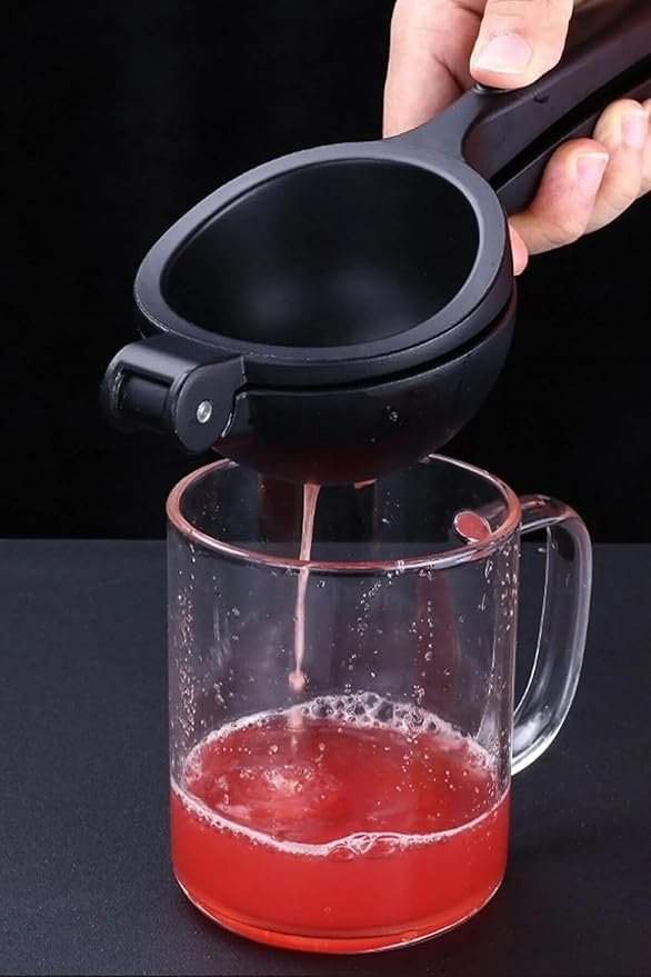 Citrus Juicer Manual Orange Squeezer Heavy Duty Cast Iron Lemon Press for Juice, Easy to easy to wipe, Solid Metal Reamer