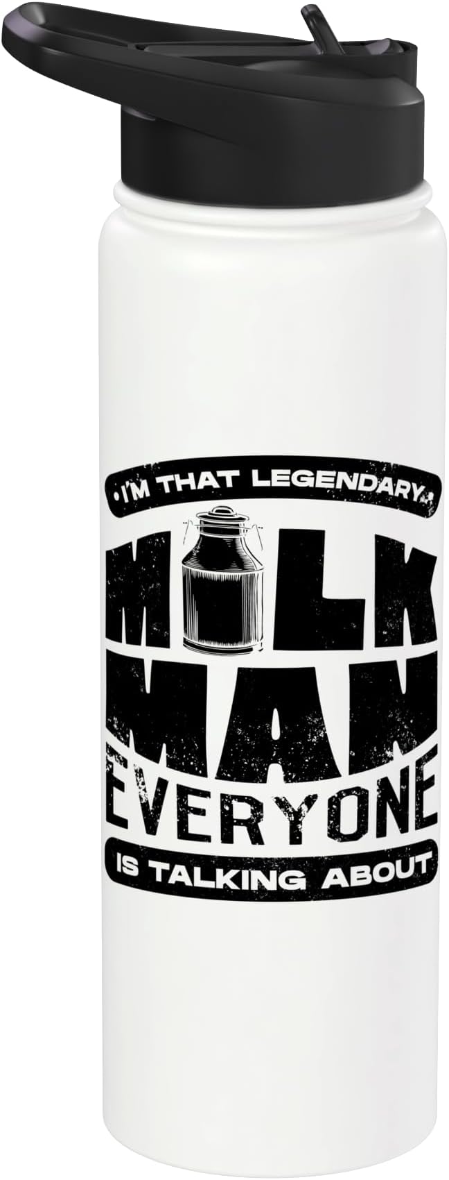 Legendary Milkman Dairy Farmer Everyone Is Talking About Stainless Steel Insulated Water Bottle