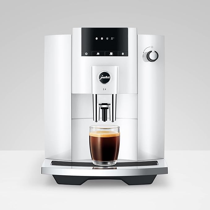 Jura E4 Automatic Coffee Machine Bundle with CLEARYL Smart+ Filter