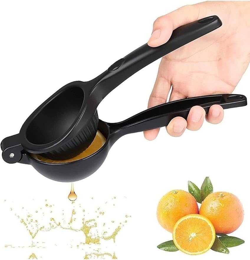 Manual Citrus Juicer Professional Cast Iron Orange Squeezer Heavy Duty Hand Press for Maximum Juice Extraction, Effortless Use