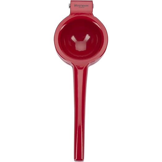 Westmark 30952270 Lemon Squeezer, Sturdy Lemon juicer Professional Citrus Press Red Manual Non Slip Lime Juicer Good for Healthy Drinks, Lemons, Lime Juicer