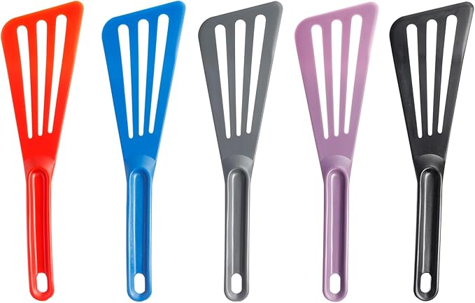 Matfer Bourgeat Exoglass® High Temperature Pelton Spatula, Blue
