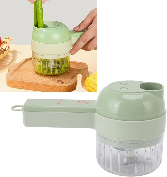 Electric Garlic Chopper, 200ml Mini Portable Veggie Chopper Onion