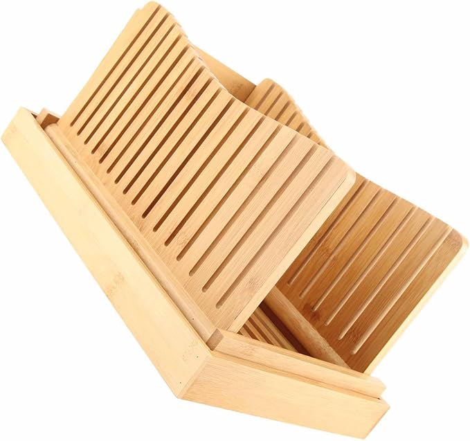 aqxreight Foldable Bread Slicing Loaf Cutting Slicing Maker Kitchen DIY Baking Pastry Tools Quickly Evenly Helps Bread GuideBread GuideBread for Homemade BreadBread
