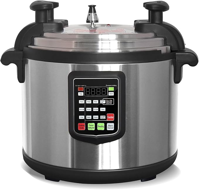 Kolice Commercial 220V (NOT 110V) Electric 21L Pressure Cooker, Multi Cooker Pressue Canner With Non-stick Inner Pot, 21L (22 QT), 3000W, For Hotel Restaurant Kitchen