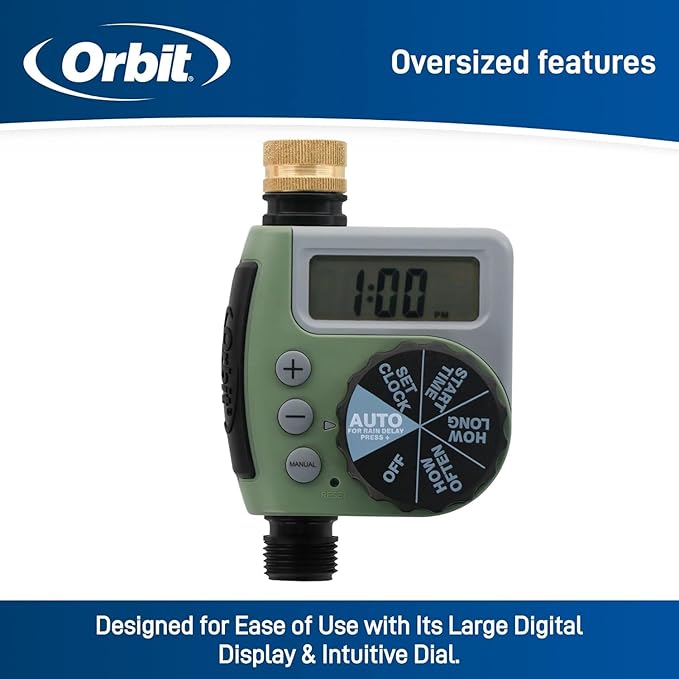 6-Pack (6 Total Timers) Orbit One Outlet Single-Dial Hose Faucet Timer