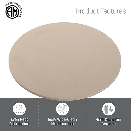 American Metalcraft 15" Round Economy Pizza Stone