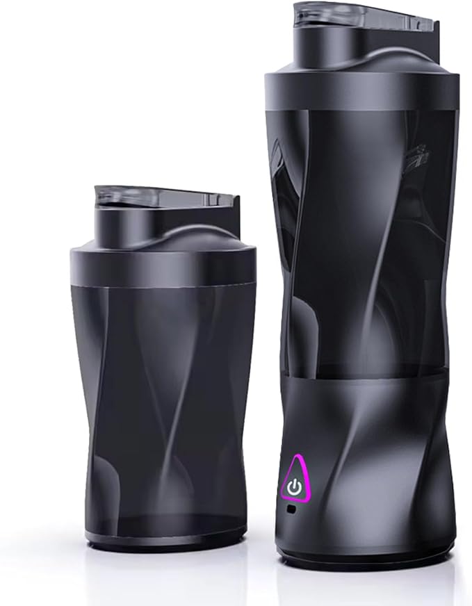 Portable Blender: 360W High-Power Motor, 6000mAh Long-Lasting Battery, 23oz Travel Smoothie Maker with Anti-Jam Blade, BPA-Free for Shakes & Ice Crushing,Fresh Fruit Juice/Smoothie, Home Use 【Black】