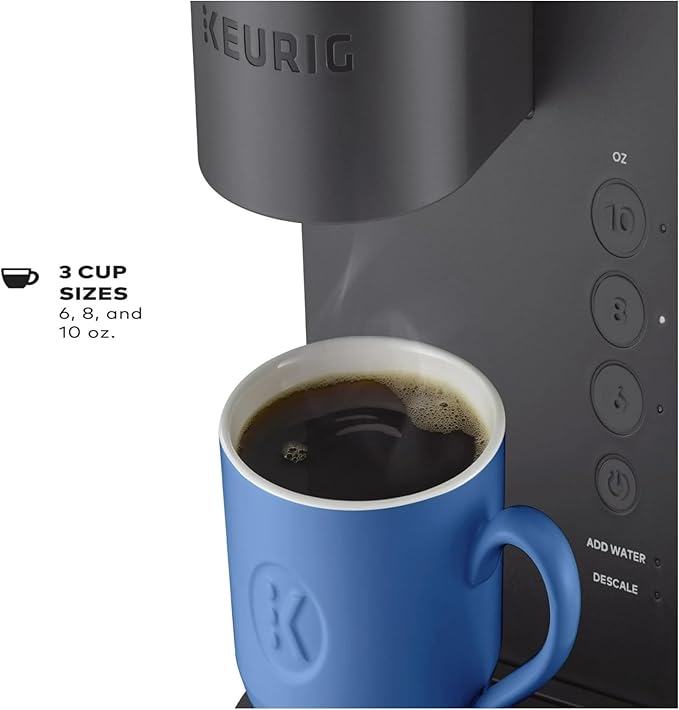 Keurig K-Express Essentials Matte Gray Single-Serve K-Cup Pod Coffee Maker