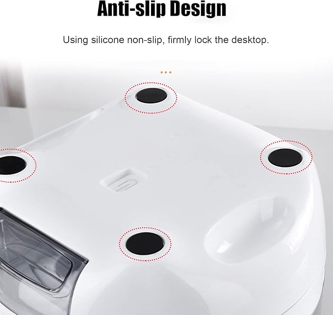 XIYAO 20Lbs large Grain dispenser 360°Rotating Rice Food Dispenser 6 Grids rice container rotatable Beans Containers Storage with Sealed lid for Peanut Barley Millet and Cereal