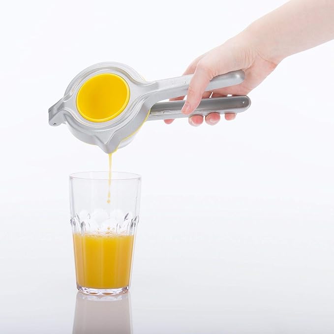 Westmark Limona - Fruit Squeezer, Heavy Duty Citrus Press, Manual Juicer for Lemon, Lime, Orange & Other Fruits with Aluminum Hand Press, Hand Held Fruit Juicer with Ergonomic Lever Design