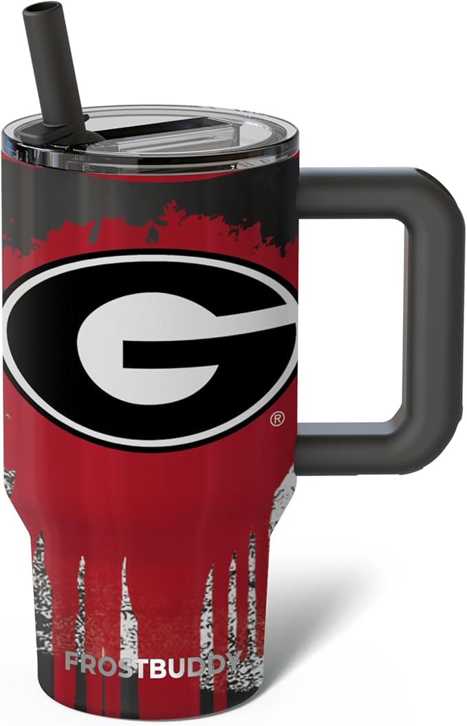 Thicc Buddy - 16 oz Stainless Steel Vacuum Insulated Tumbler with Lid and Straw for Water - Travel Mug Cupholder Friendly - Gifts for Women Men Him Her