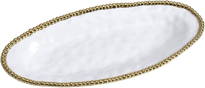 Pampa Bay Golden Salerno Oval Serving Piece