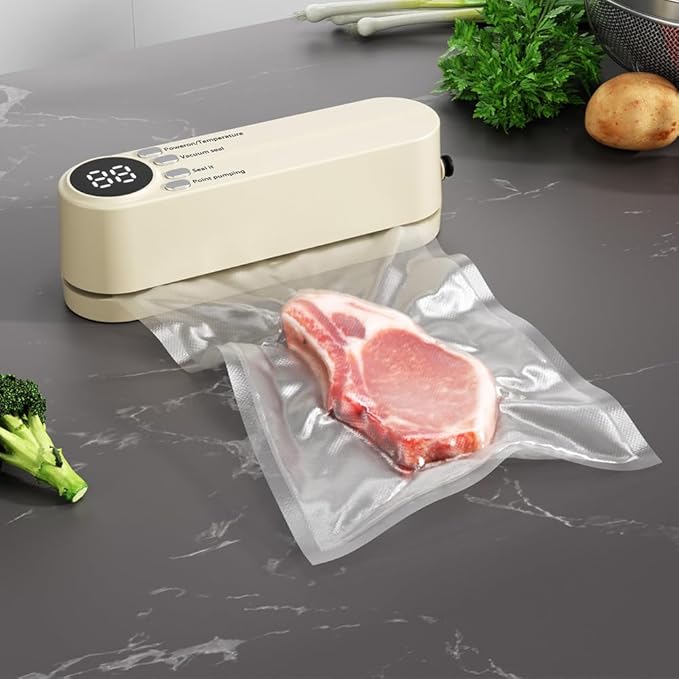 Vacuum Sealer Food Heat Sealing Machine Preservation Preserving Mini Bag Cordless Handheld