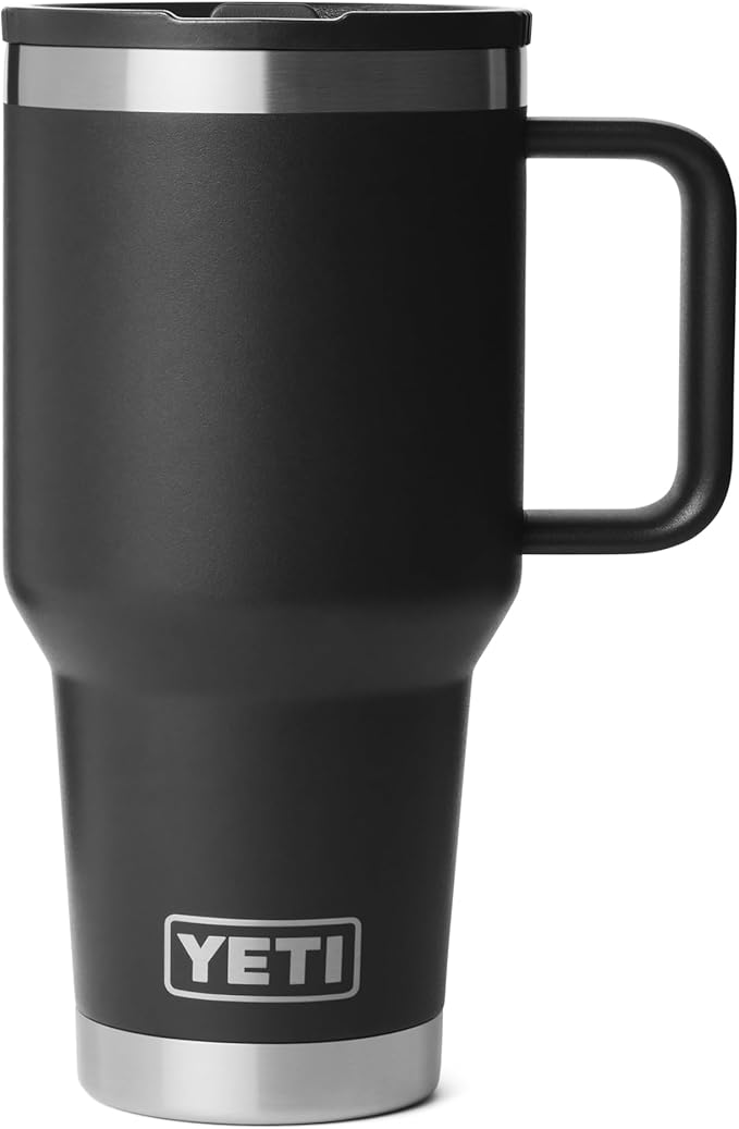 YETI Rambler 30 oz Travel Mug, Stainless Steel, Vacuum Insulated with Stronghold Lid